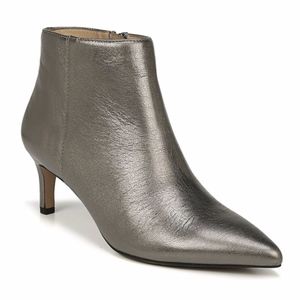 Franco Sarto Women's Devon Ankle Boot Pewter 10 M
